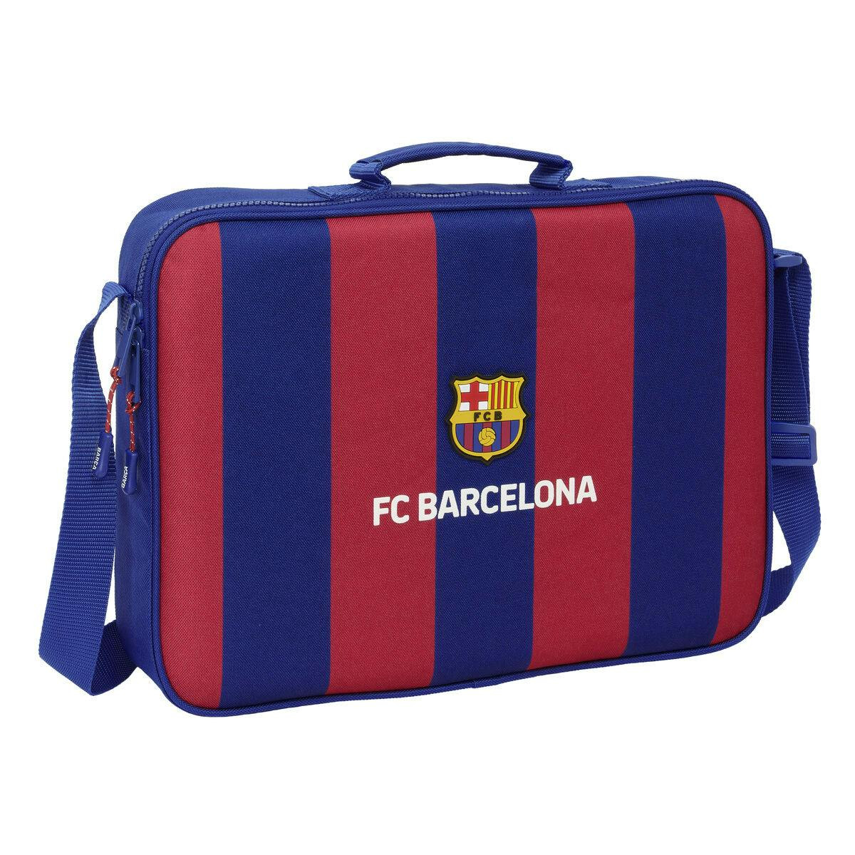 Pasta Escolar F.C. Barcelona 24/25 Grená Azul Marinho 38 x 28 x 6 cm Carteira