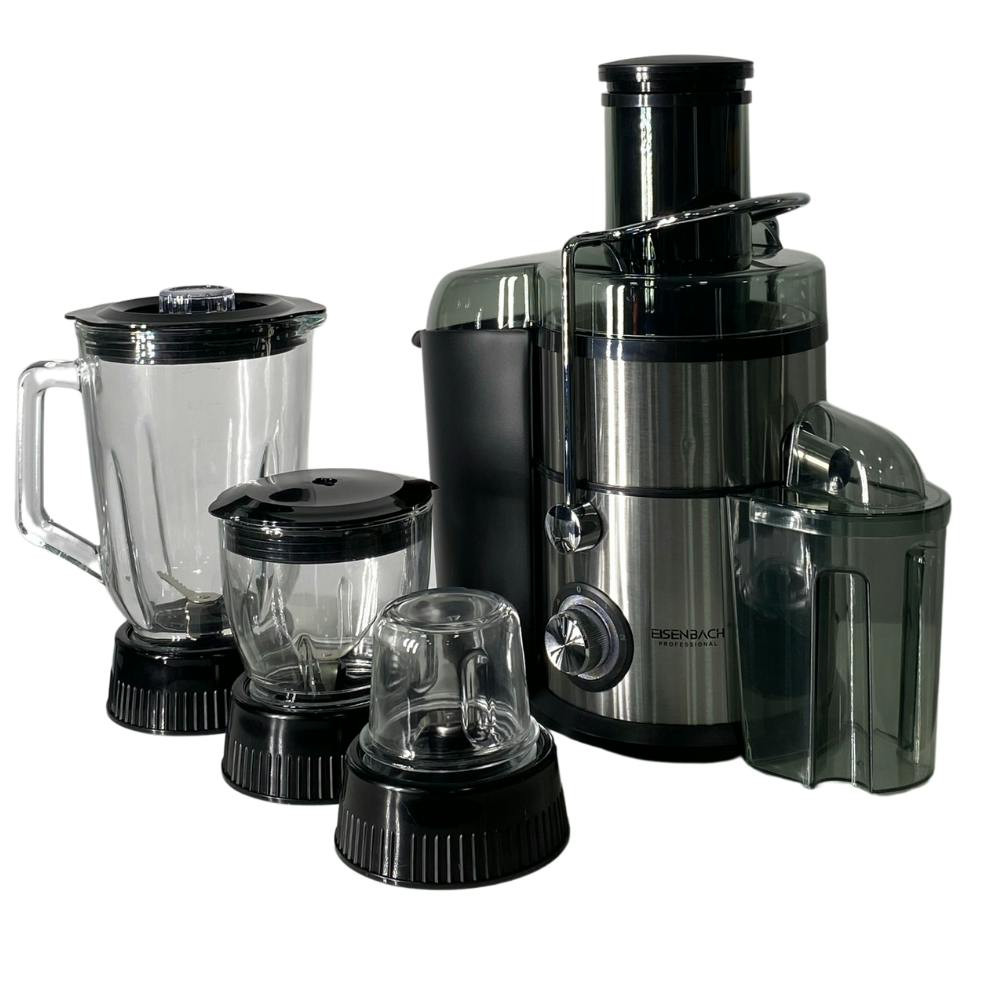Eisenbach® HW-1508: Espremedor de Sumos, Processador de Alimentos, Liquidificador e Triturador (4 em 1) 1000 W