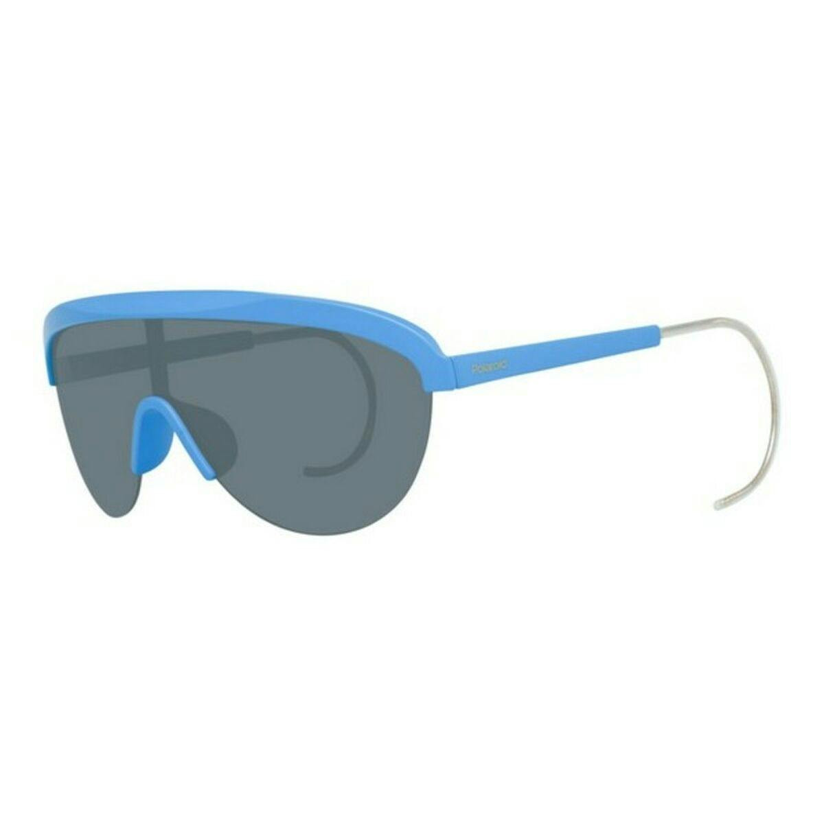 Óculos escuros unissexo PLD6037/S policarbonato com lentes prateadas
