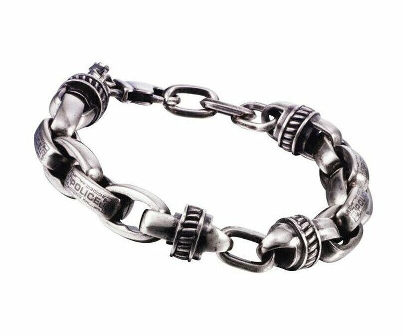 Bracelete masculino Police PJ22257BSS-01 Aço inoxidável