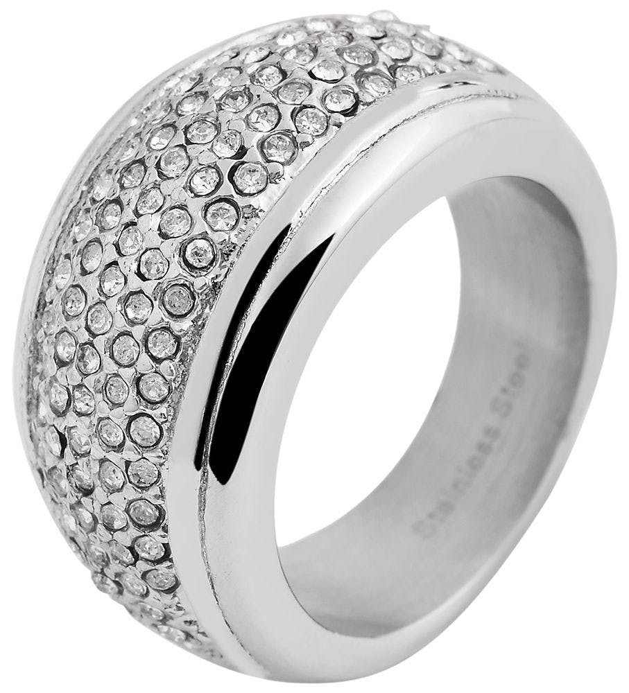 Akzent® Anel Feminino em Aço Inoxidável - Tam.58 - 0197