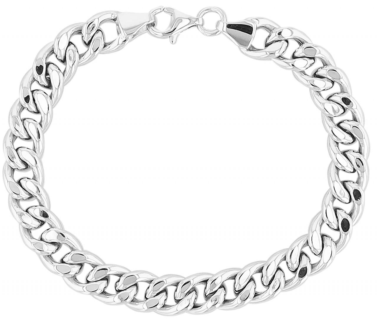 Pulseira "Mena" em Prata de Lei 925 - 19 cm - 0108