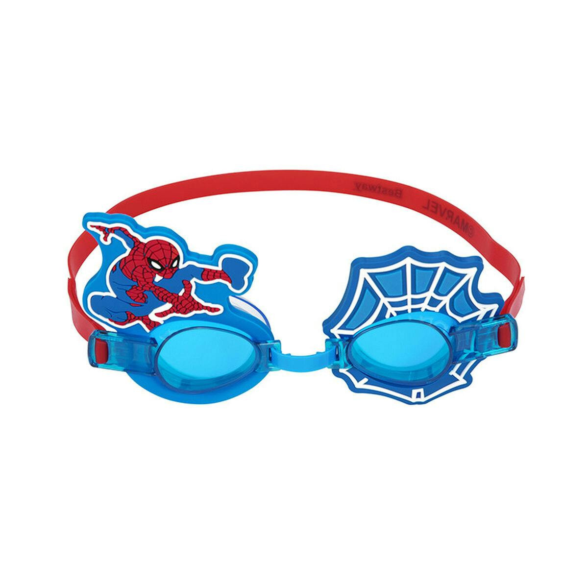 Bestway Óculos de Natação Infantil Correia de Silicone Spiderman +3 Anos