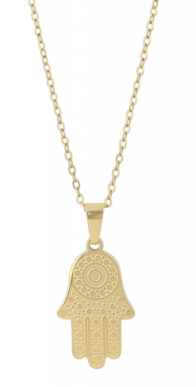Akzent® Colar em Aço Inoxidável Dourado 0630