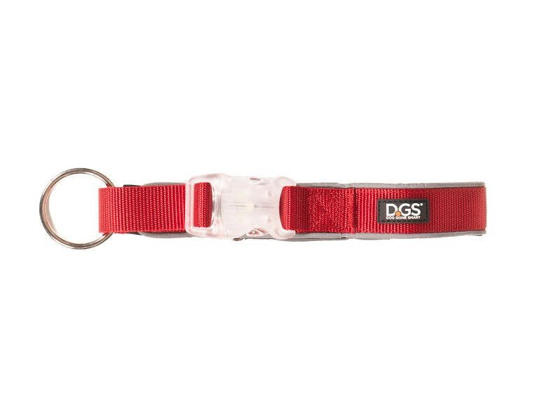 Coleira para Cães Dog Gone Smart Vermelho L Leve
