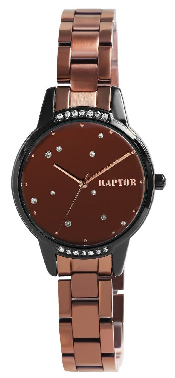 Relógio Raptor ® Elisa Mulher com Bracelete em Aço Inoxidável