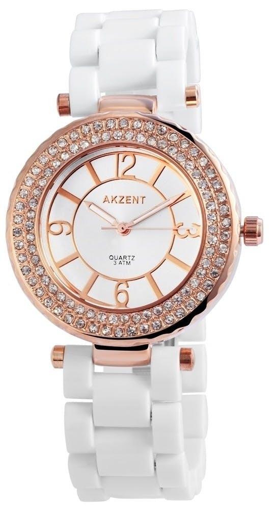 Relógio Akzent ® Mulher com Bracelete em Silicone