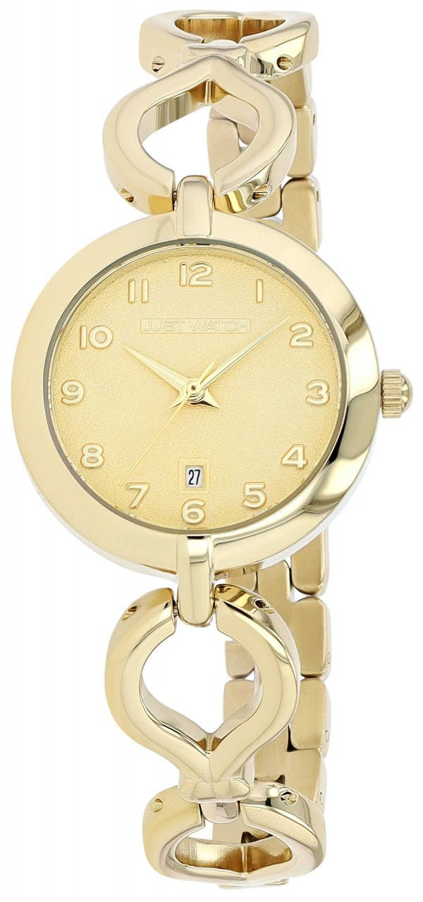 Relógio Just® Mulher com Bracelete em Aço Inoxidável Dourado JW10244