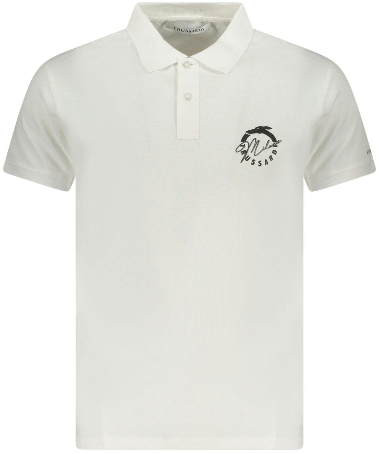 Trussardi® Polo Branco Homem TRU25MPL01 - XL