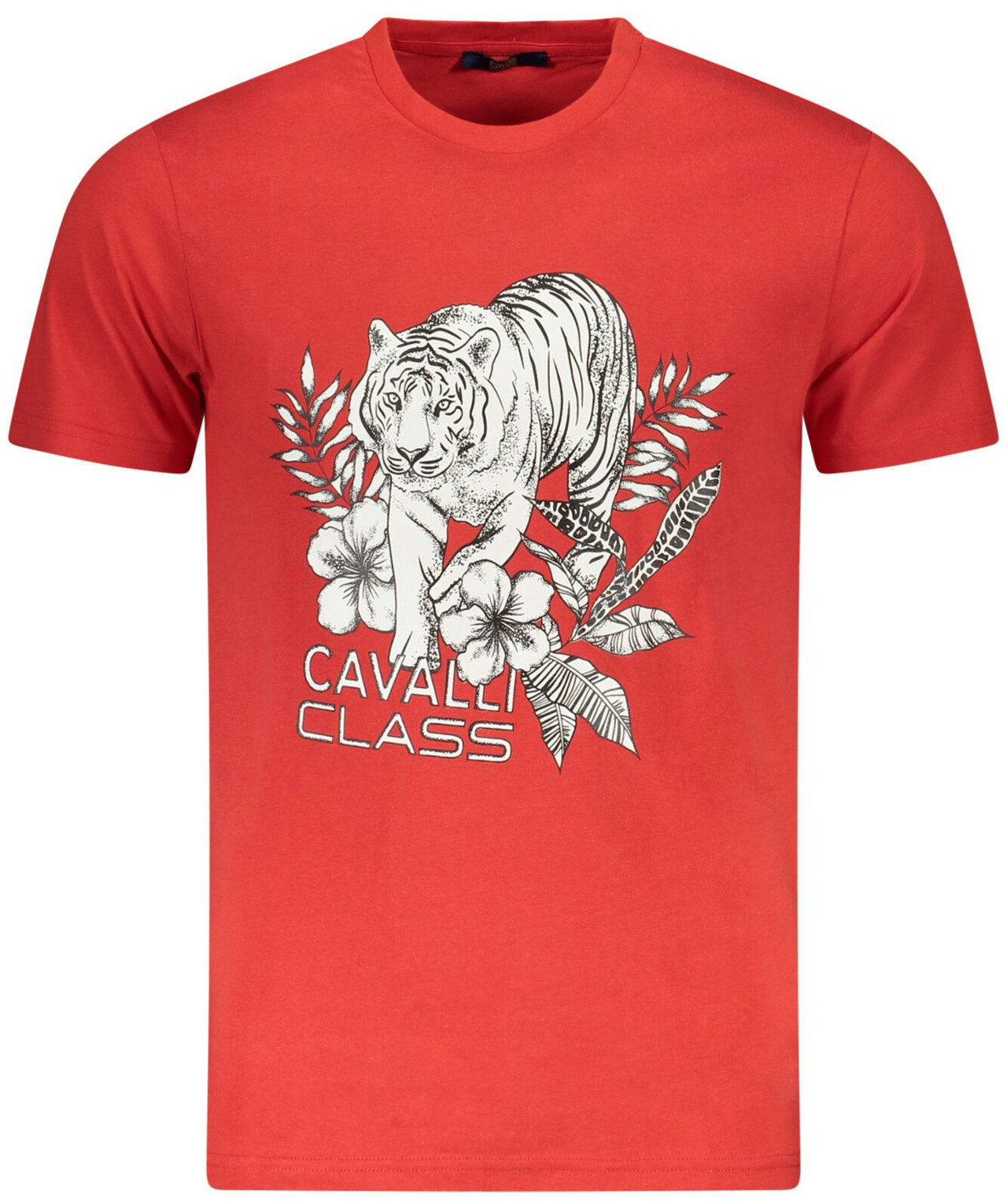 Cavalli Class® T-Shirt Vermelha Homem TXT60RJD060 - L
