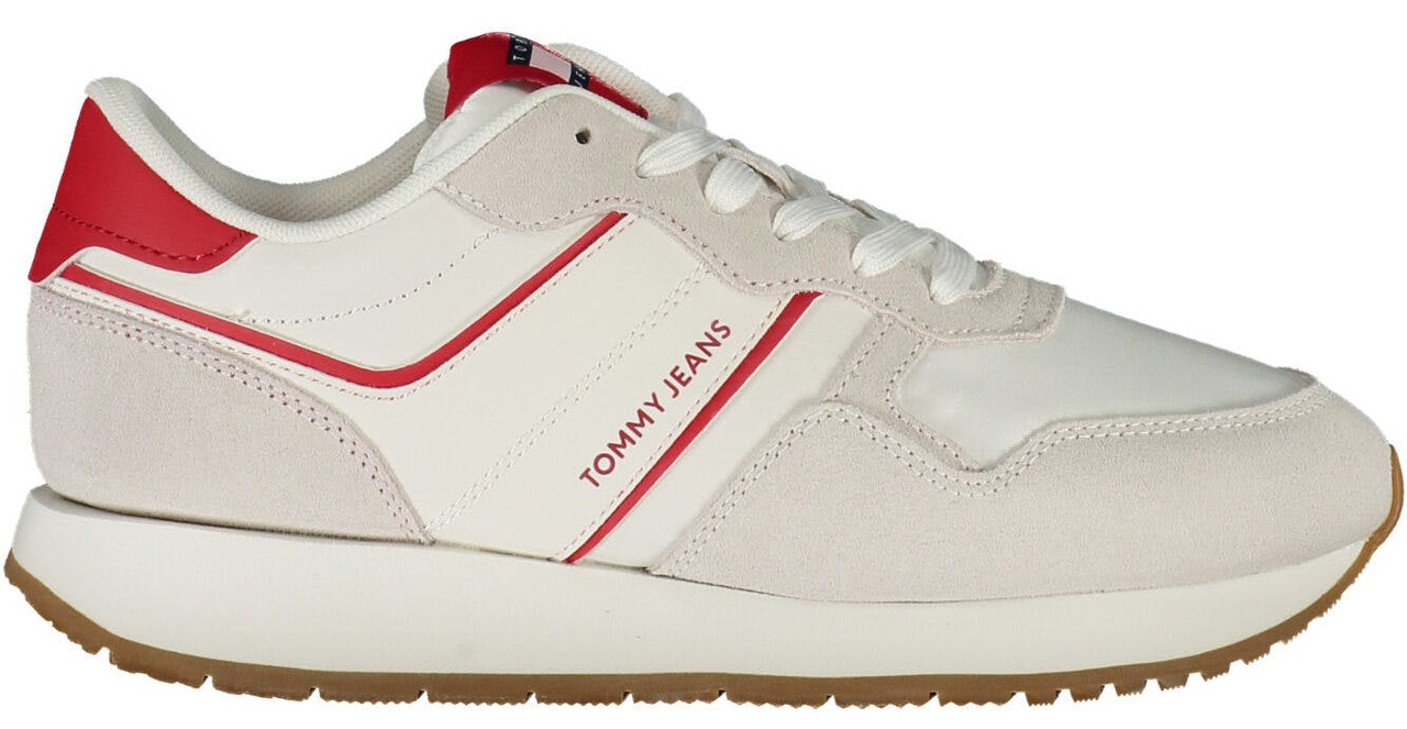 Tommy Hilfiger® Sapatilhas Vermelha e Bege de Mulher EN0EN02741 - 40