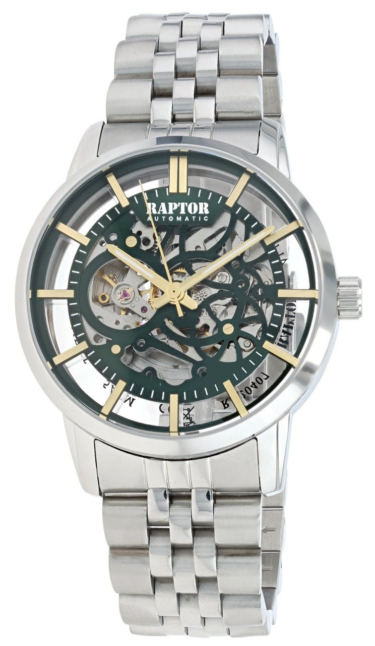 Relógio Raptor® Automático Homem com Bracelete em Aço Inoxidável RA20407 - RA20407-004