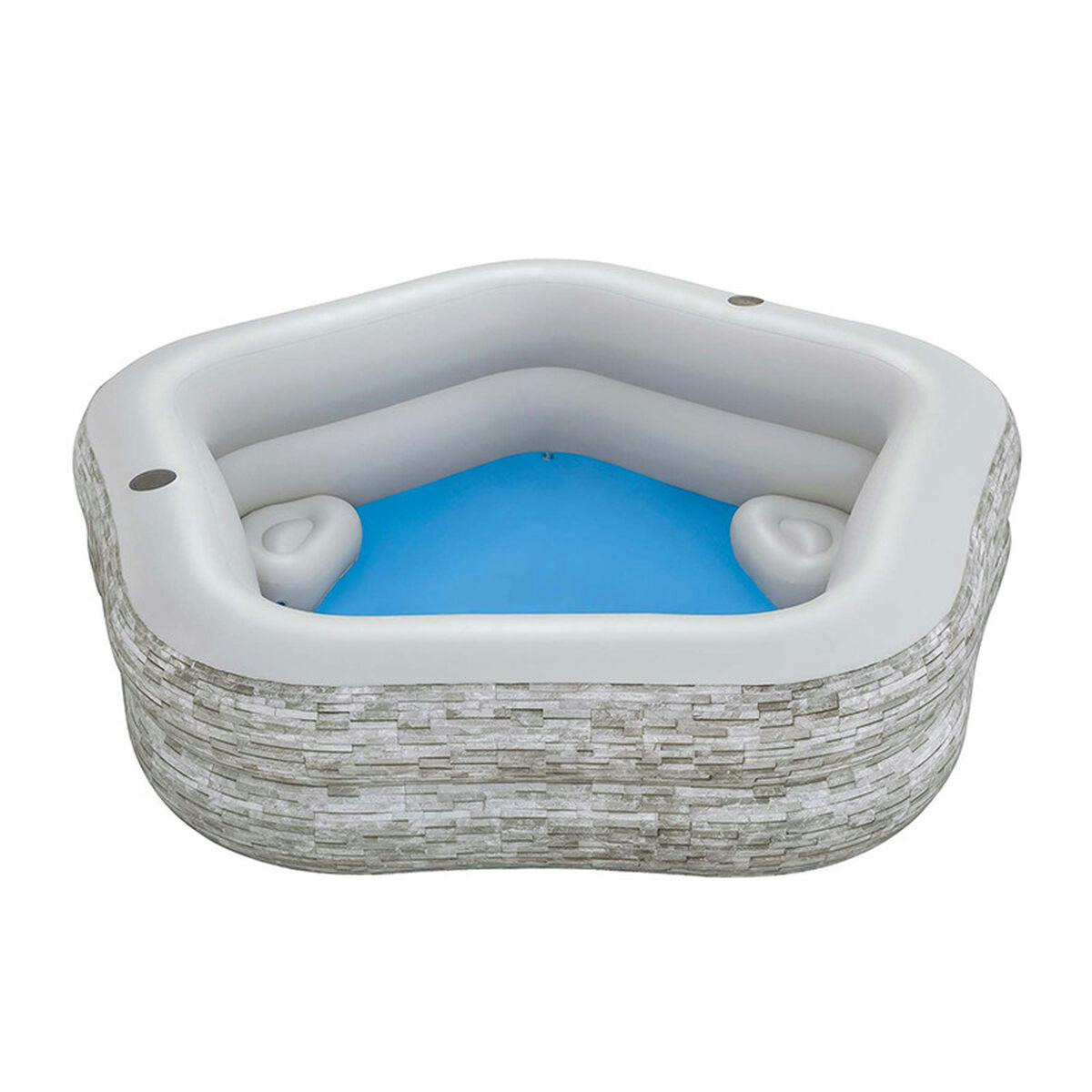 Bestway Piscina Inflável para Famílias 213x206x53 cm +6 Anos Jardim