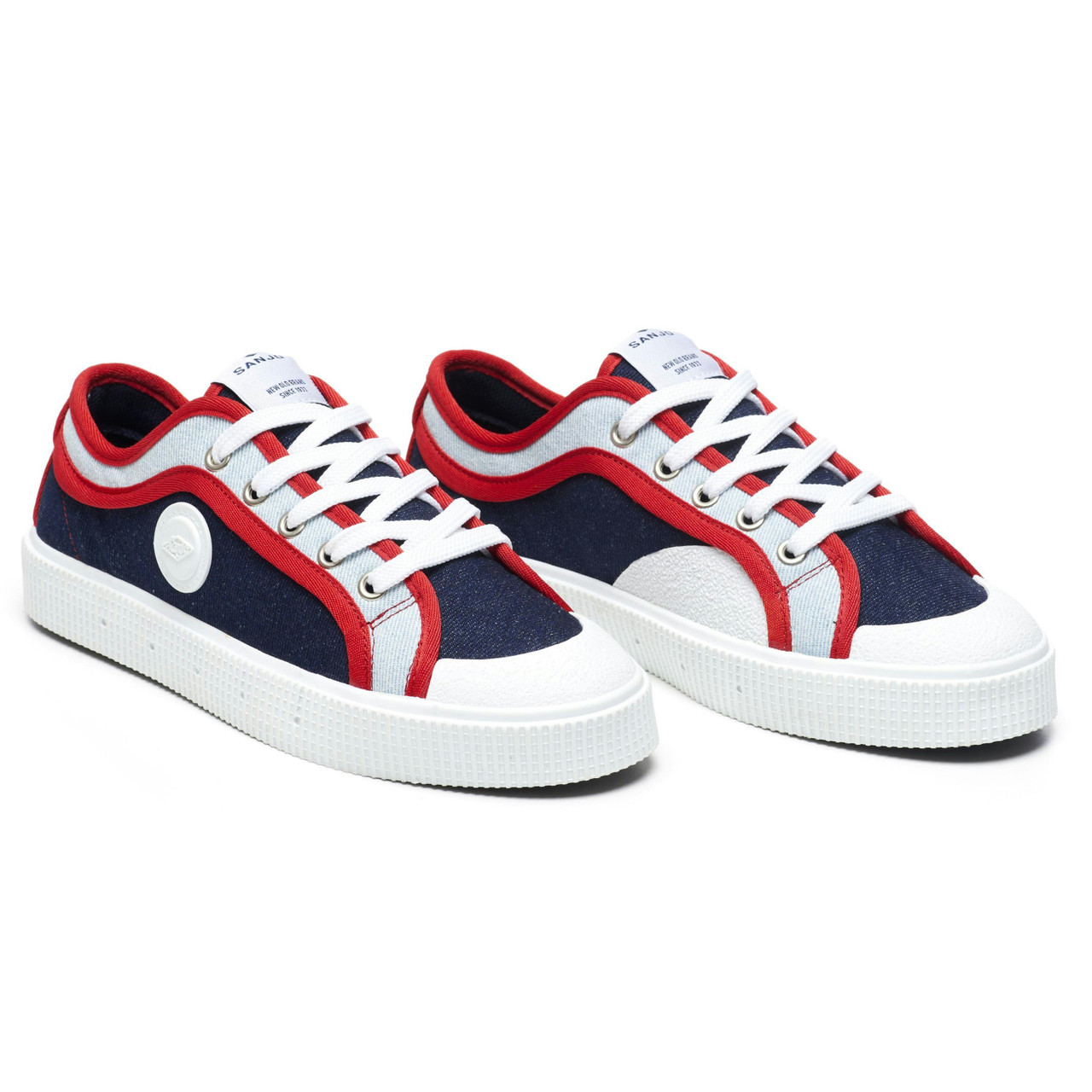 Sneaker K200 em lona denim com sola TPR