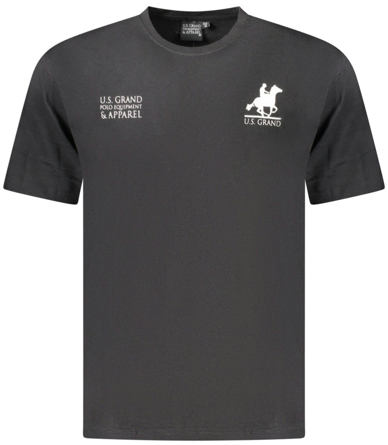 U.S. Grand Polo® T-Shirt Preta de Homem  AU02651 - XL