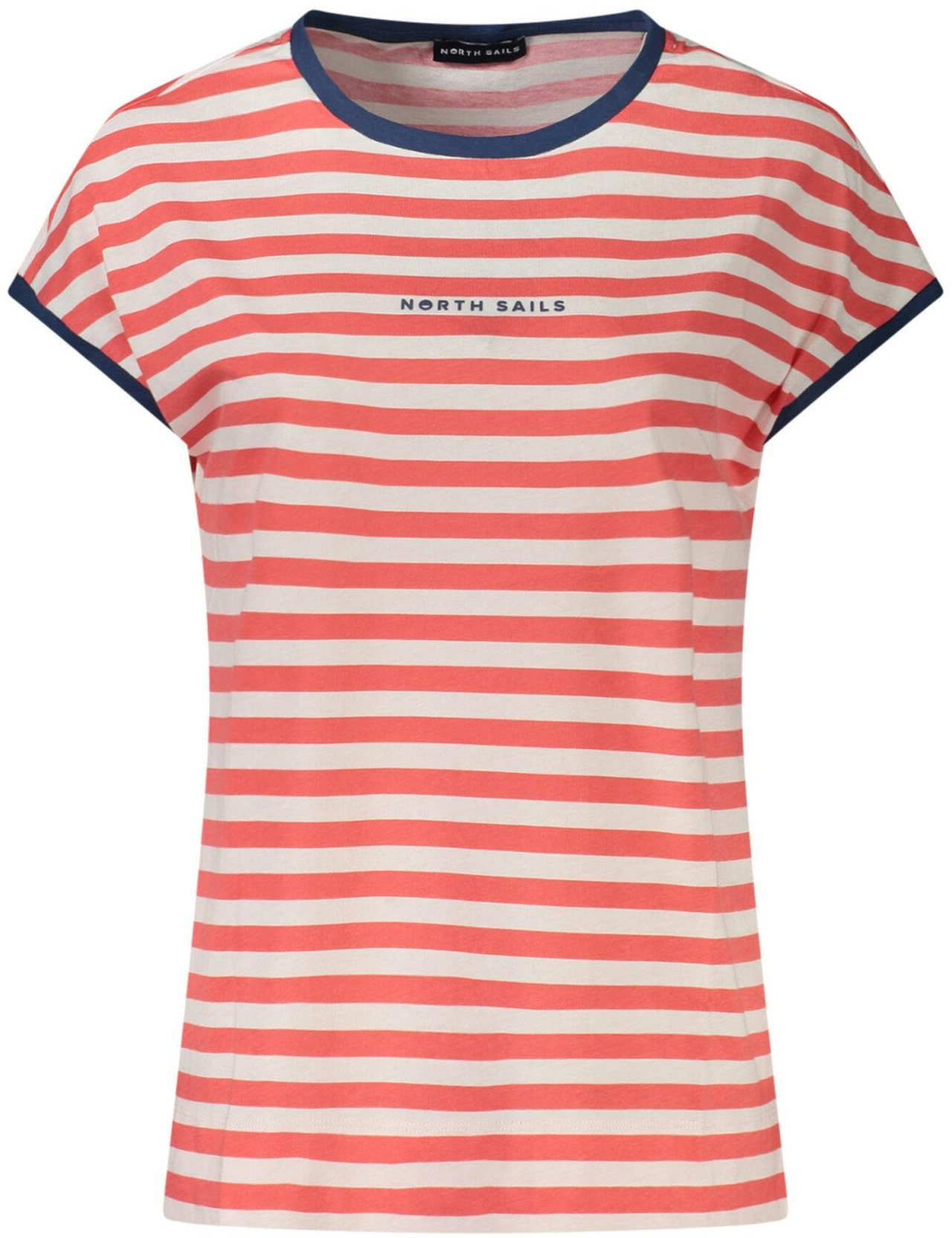 North Sails® T-Shirt Riscas Laranja Mulher 93512000 - XS