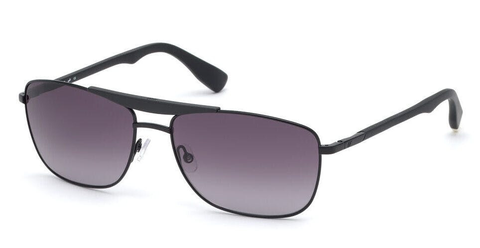 Óculos de sol retangulares metálicos Web Eyewear