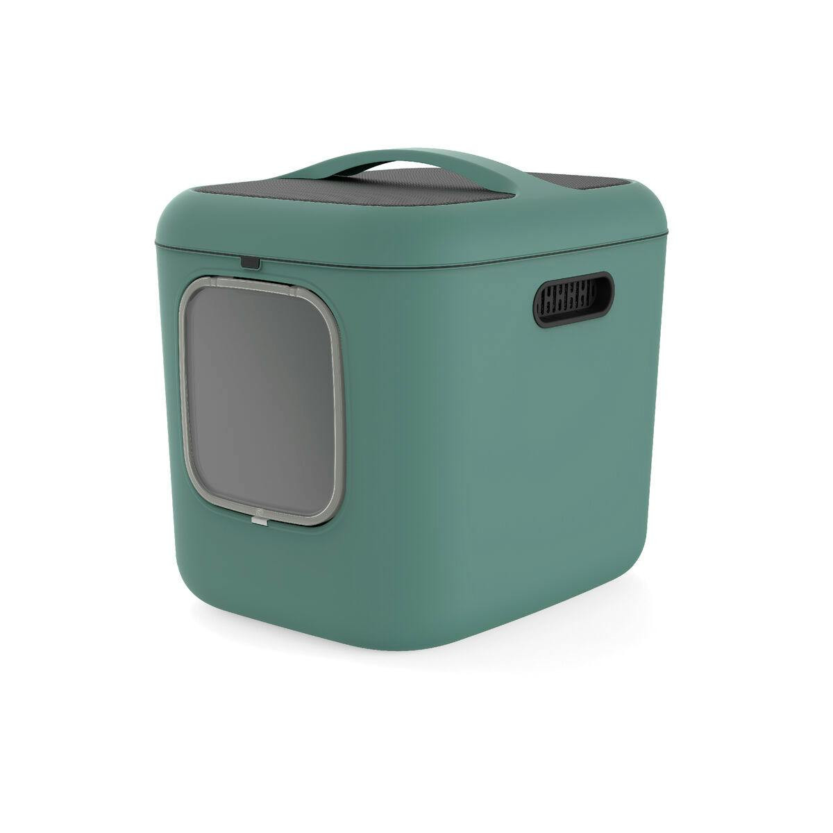 Caixa de Areia para Gatos Rotho My Pet Biala XL Verde Plástico reciclado