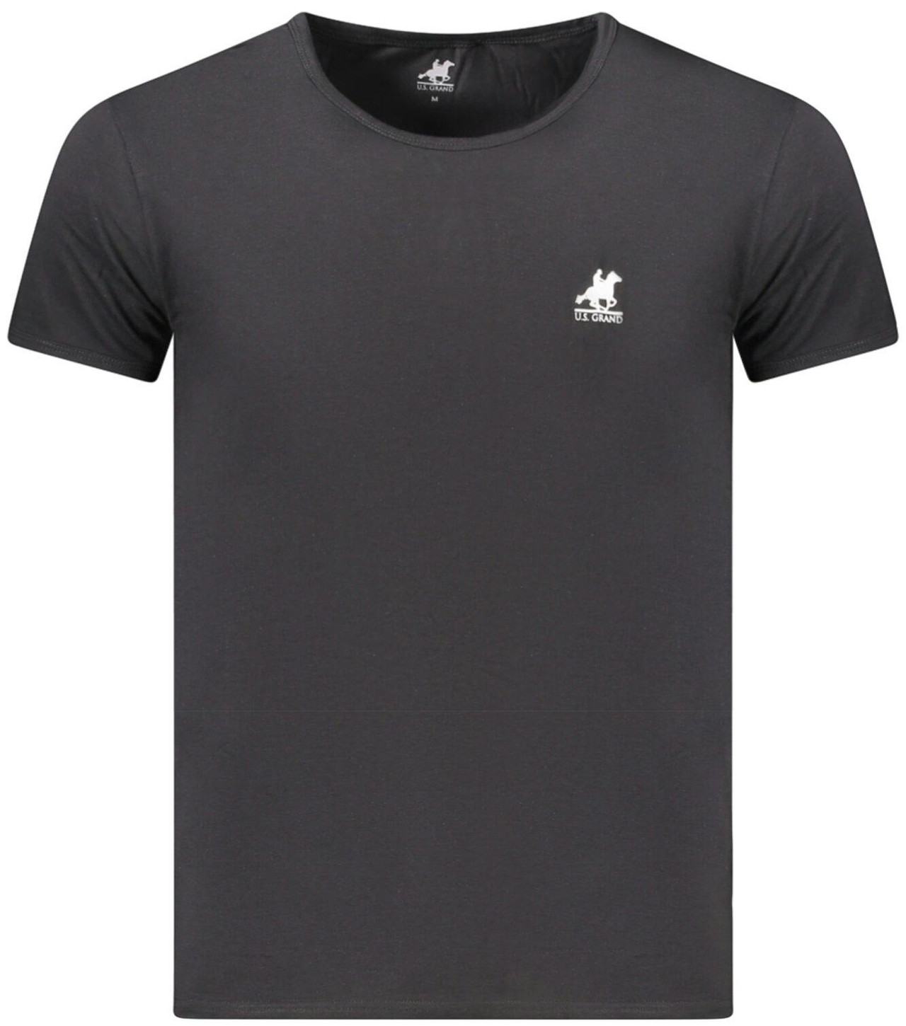 U.S. Grand Polo® T-Shirt Preta Homem USGP01 - L