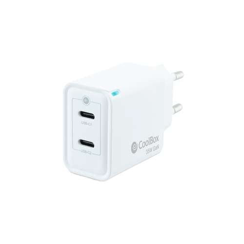Carregador CoolBox COO-CUP-35CC Universal Branco CA Interior