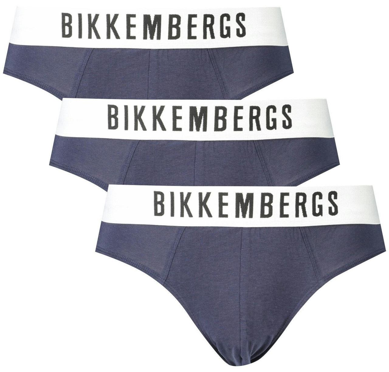 Bikkembergs® Pack 3 Slip Azuis  BKK1USP10TR - S
