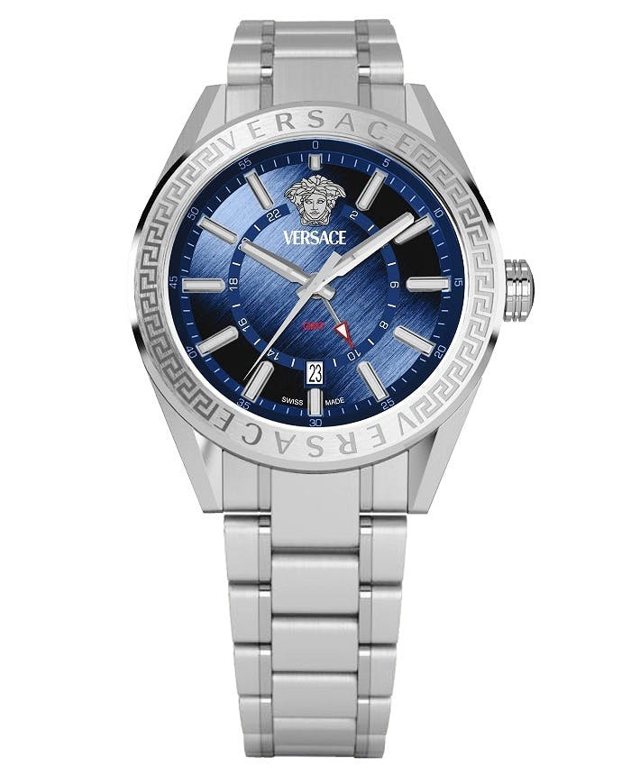 Relógio Versace Swiss® V-Code GMT VEAFA0424