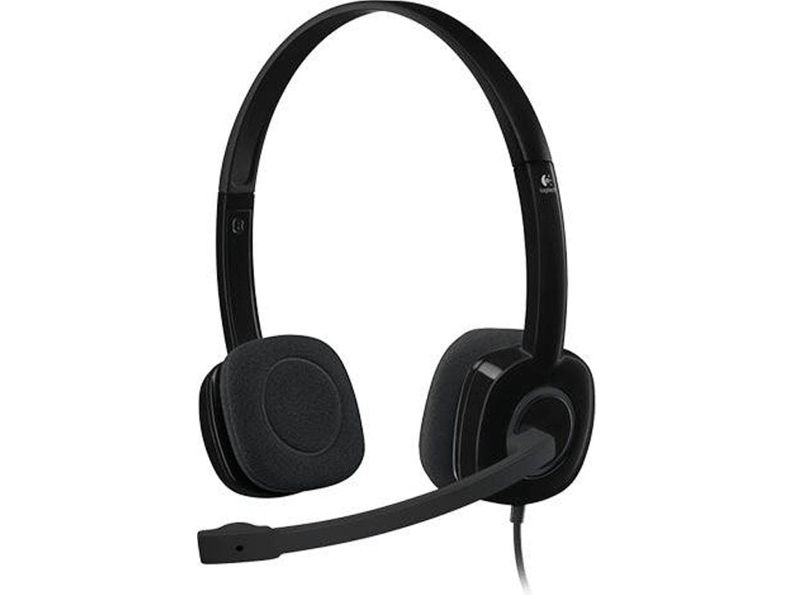 Headset com Fio H151 Stereo On-ear para PC Preto