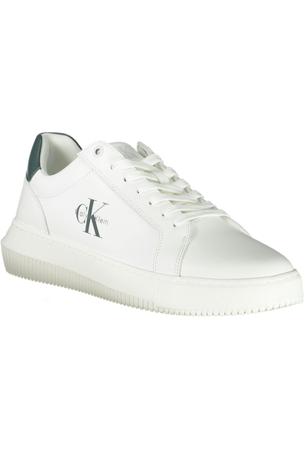 Calvin Klein® Sapatilhas Brancas e Verdes de Homem  YM0YM01317 - 43