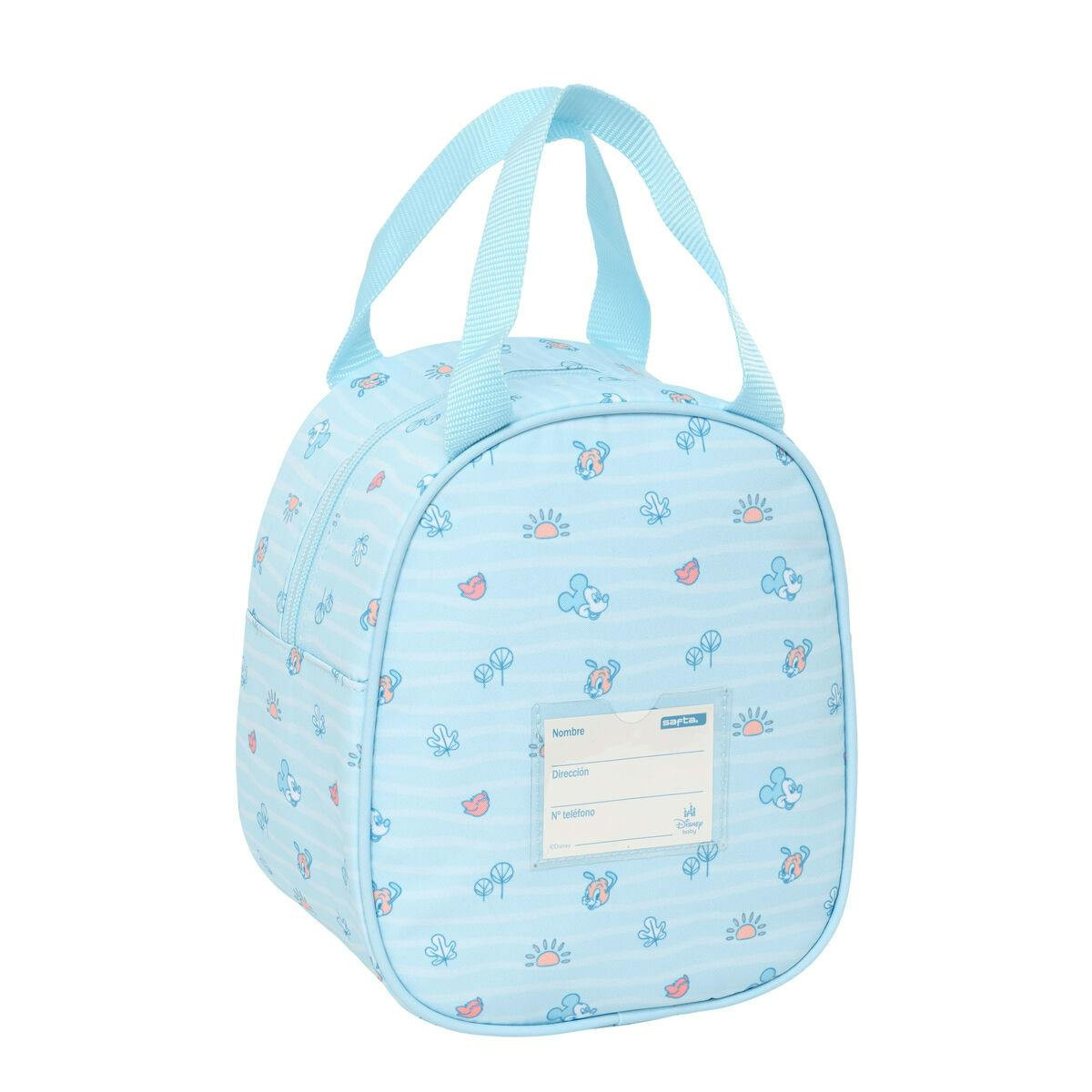 Lancheira térmica Mickey Mouse Baby azul