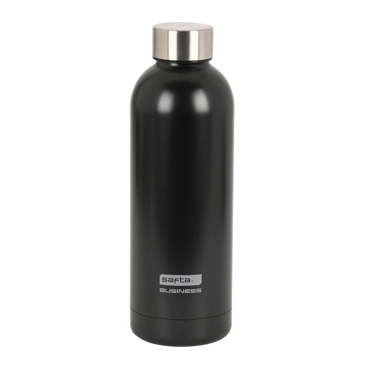 Safta - Garrafa Térmica em Aço Inoxidável Preto (500 ml)