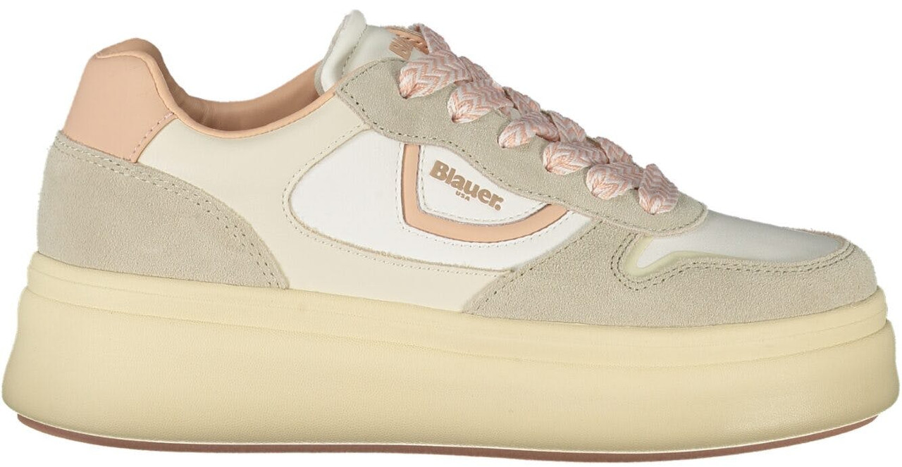Blauer USA® Sapatilhas Brancas e Bege de Mulher S5EMERY03LES - 37