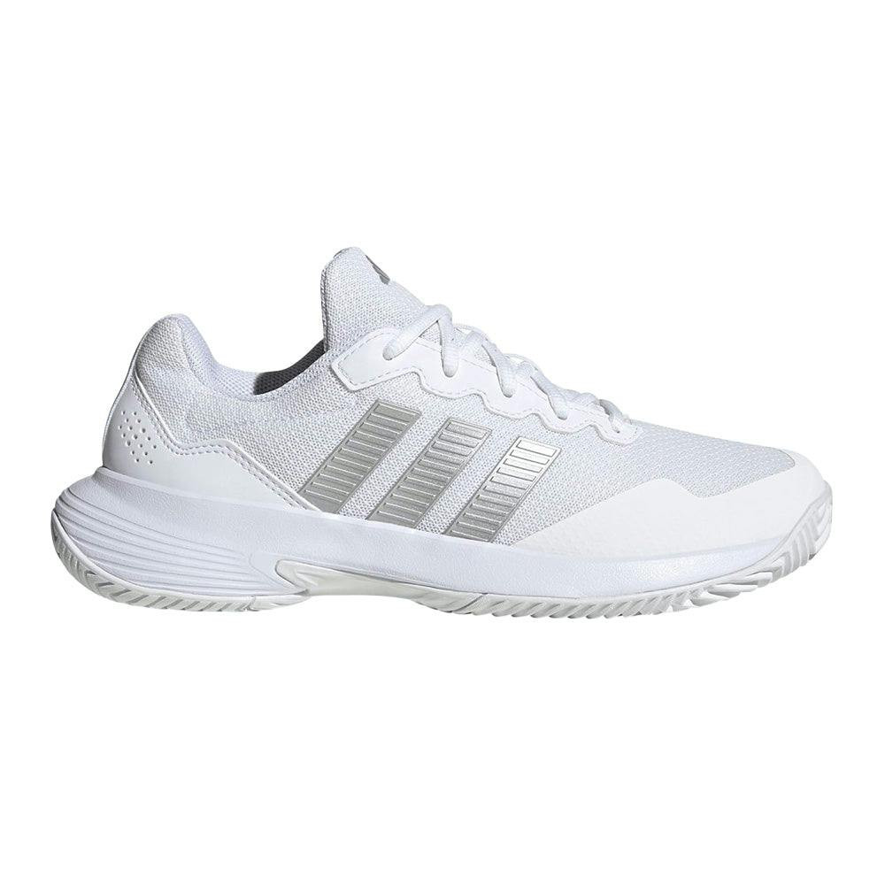 ADIDAS GAMECOURT 2 W White/Silver SS26 (Zapatillas)