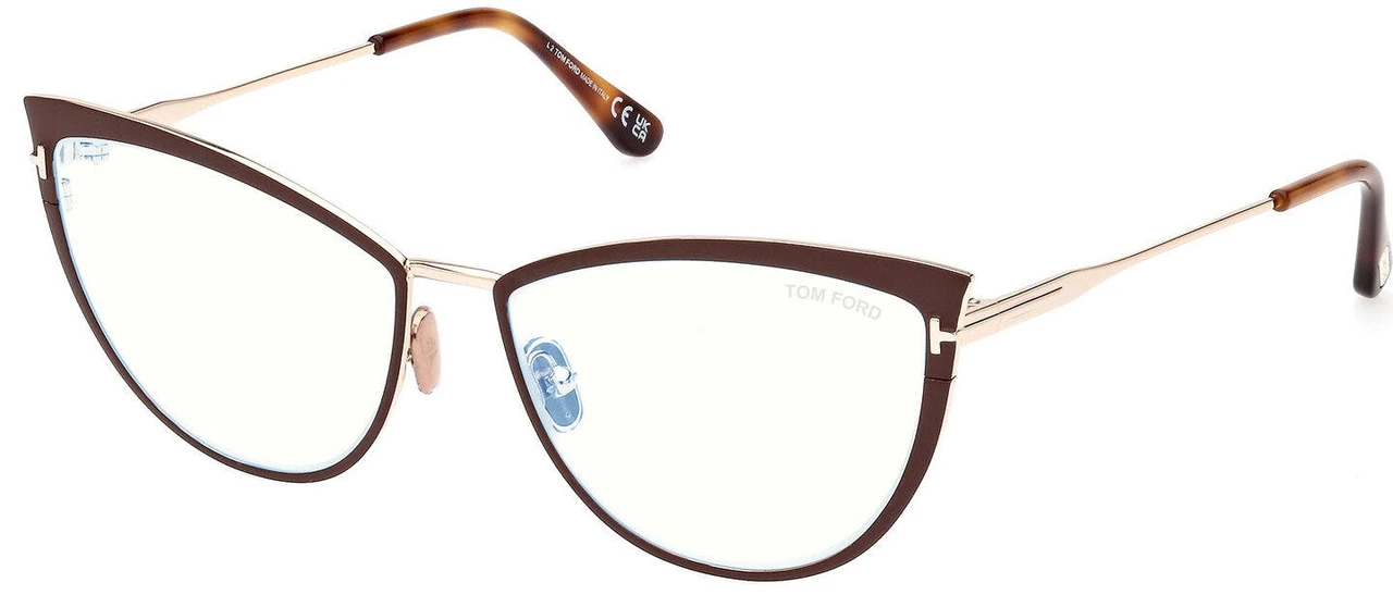 Tom Ford® Armação Ótica com Filtro Azul FT5877-B 046 56