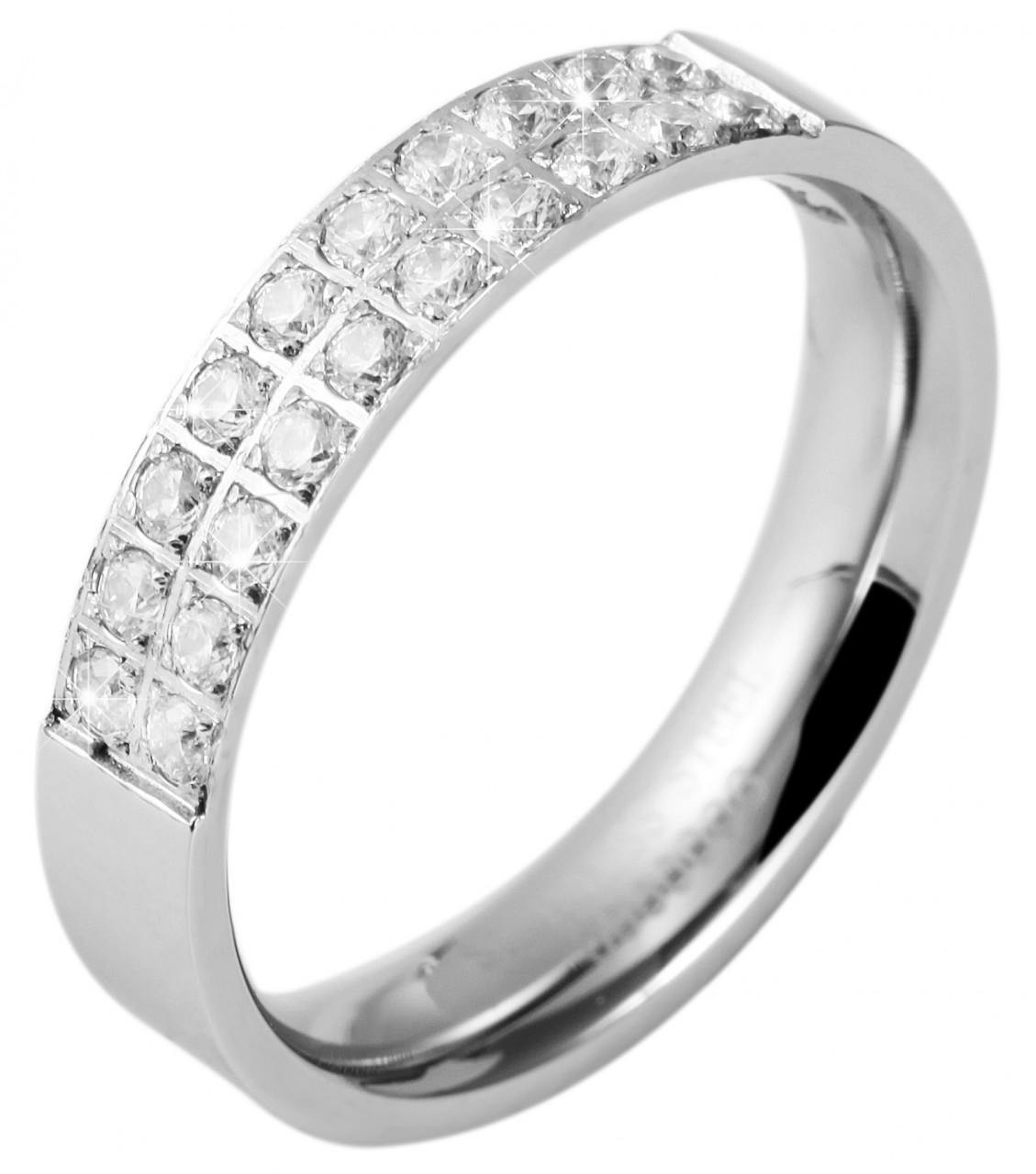 Akzent® Anel Mulher em Aço Inoxidável - Tam.56 - 0006
