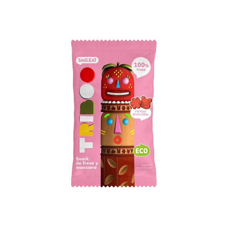 Smileat Triboo Sminolas Maçã e Morango Biológico 25g
