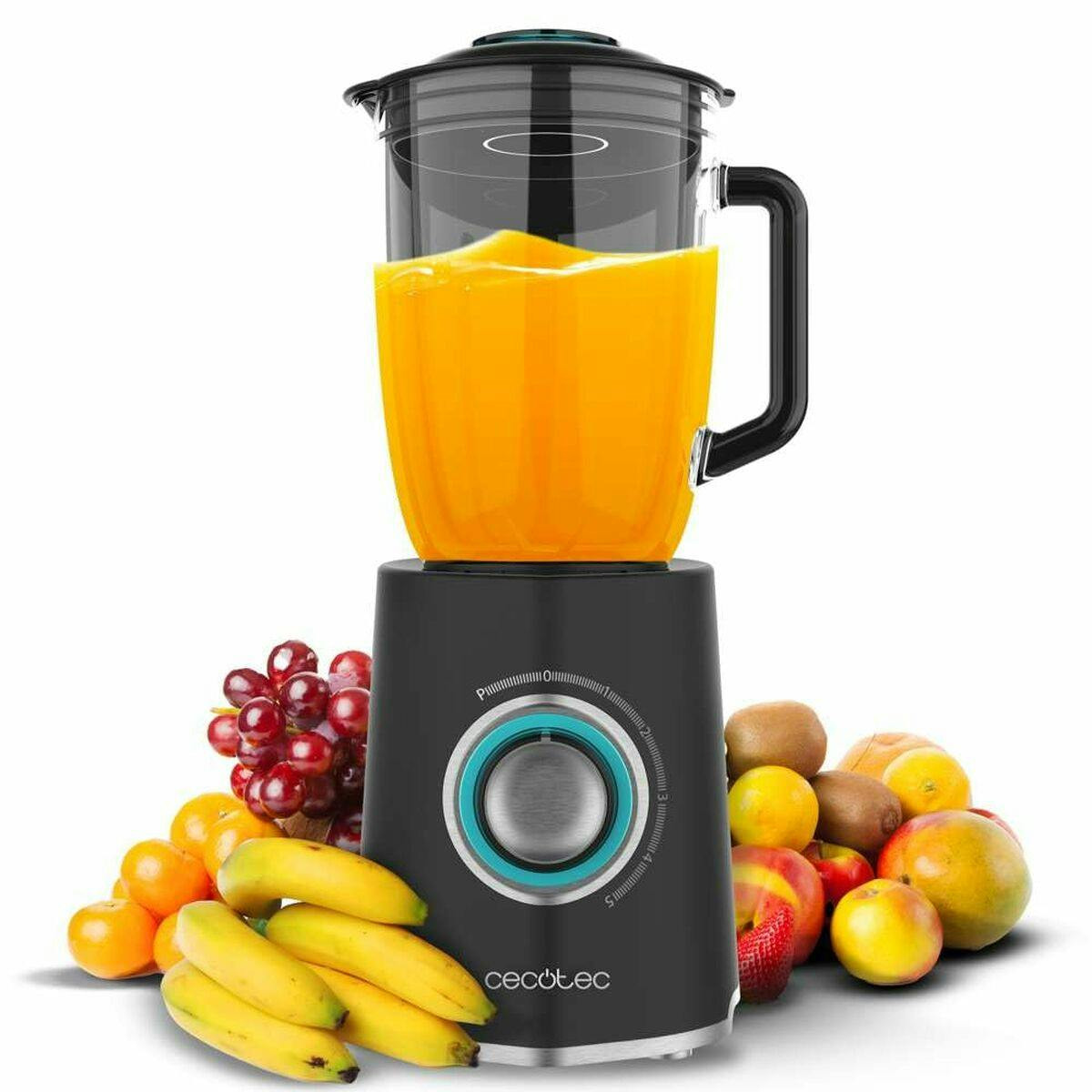 Batedora de Copo Cecotec Power black Titanium 2000Max Mix Go 2000 W Preto 1,5 L