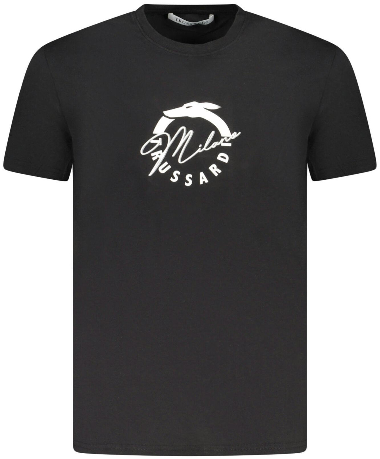 Trussardi® T-Shirt Preta Homem TRU25MTS01 - S