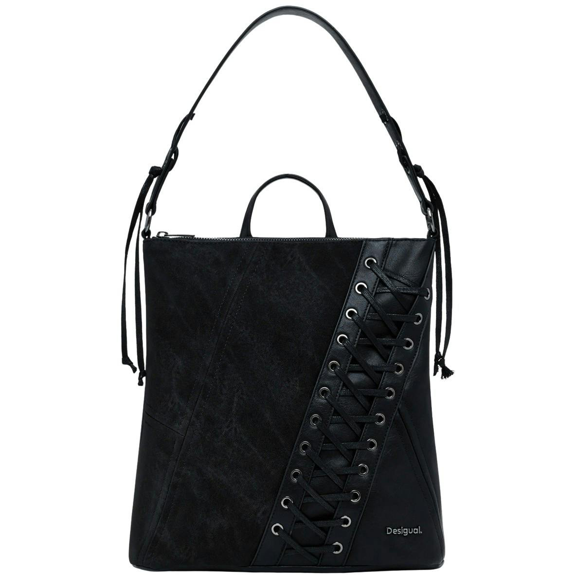 Desigual® Mochila Preta de Mulher 25WAKP12 - UNI