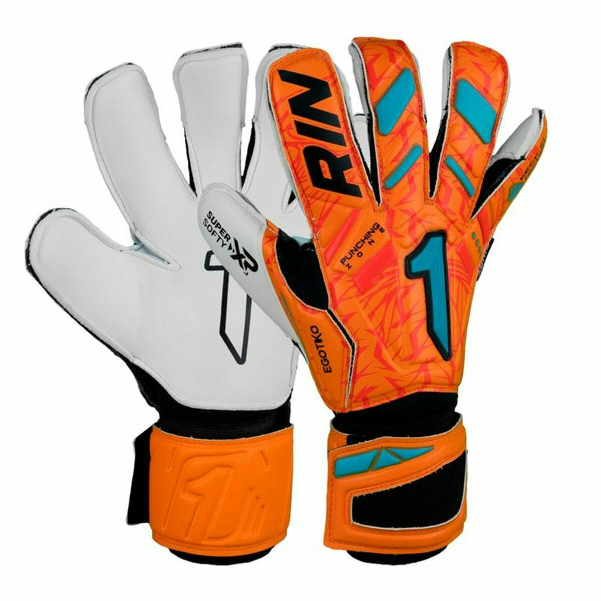 Rinat - Luvas de Guarda-Redes Egotiko Vengador Prime Laranja claro 4