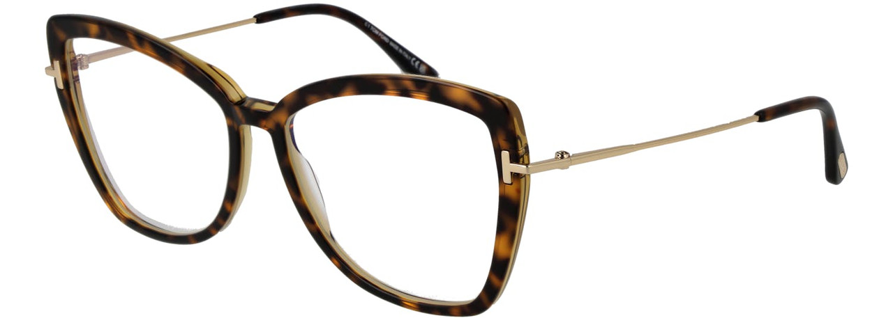 Tom Ford® Armação Óptica com Lentes Filtro-Azul FT5882-B 056 55