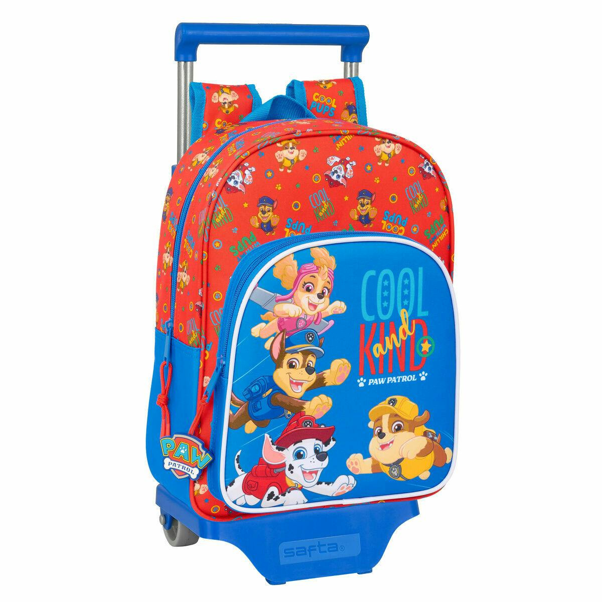 Mochila Escolar The Paw Patrol Cool Azul Vermelho 26 x 11 x 67 cm 26 x 34 x 11 cm