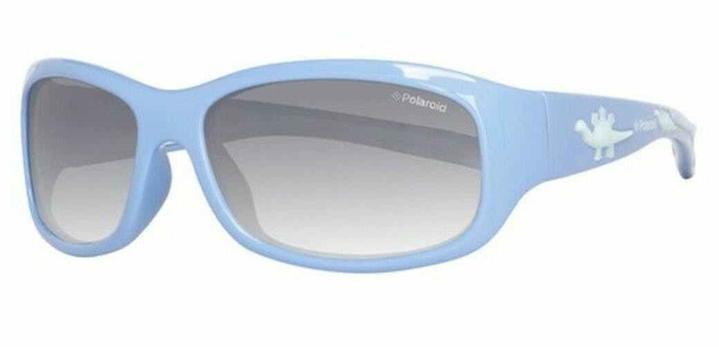 Óculos de Sol Infantil P0403 em Acetato Azul - Lente 47 mm