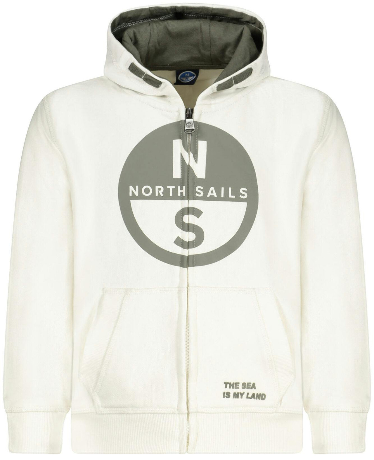 North Sails® Casaco Branco com Capuz de Criança 794476000 - 14A