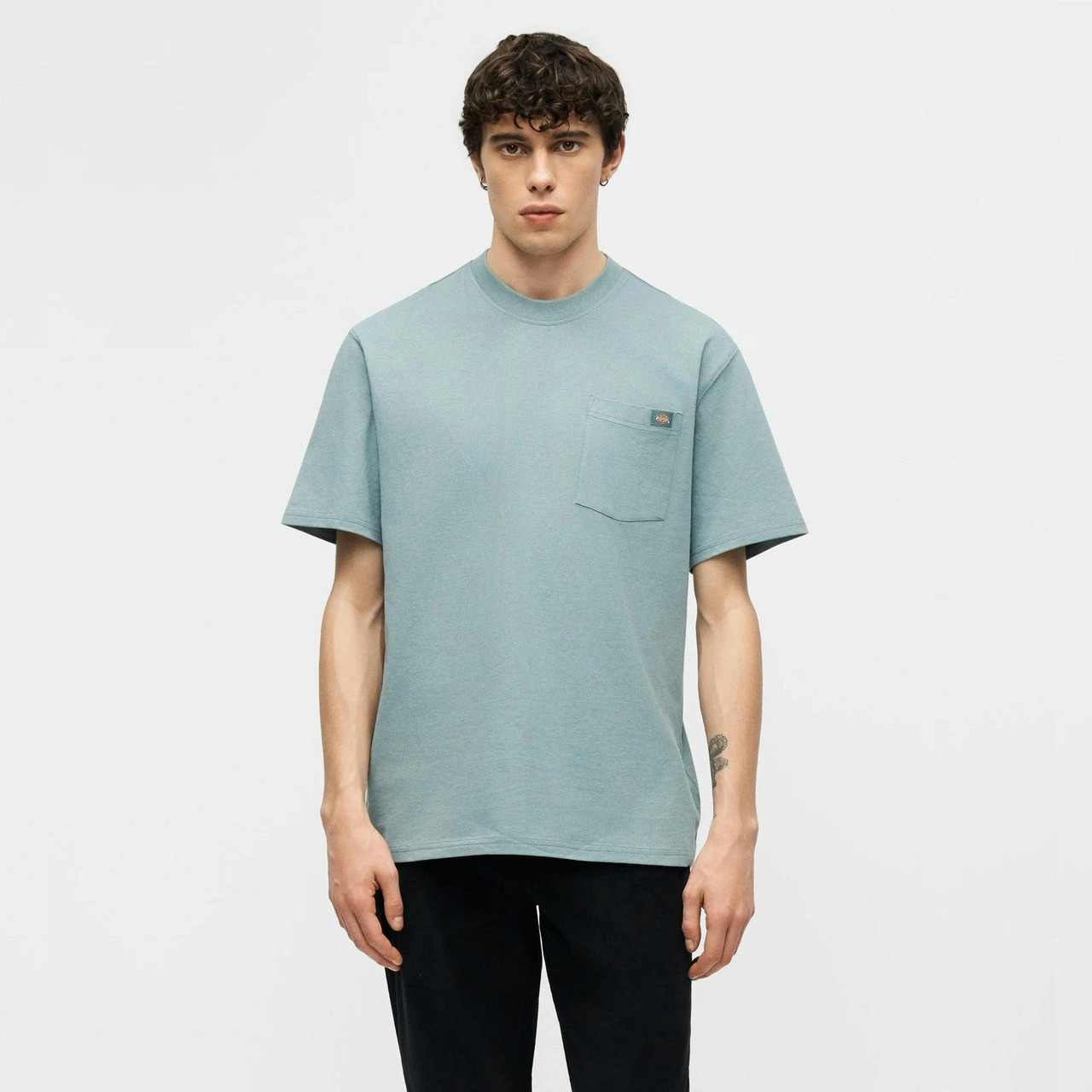 T-shirt com bolso Luray em malha de algodão
