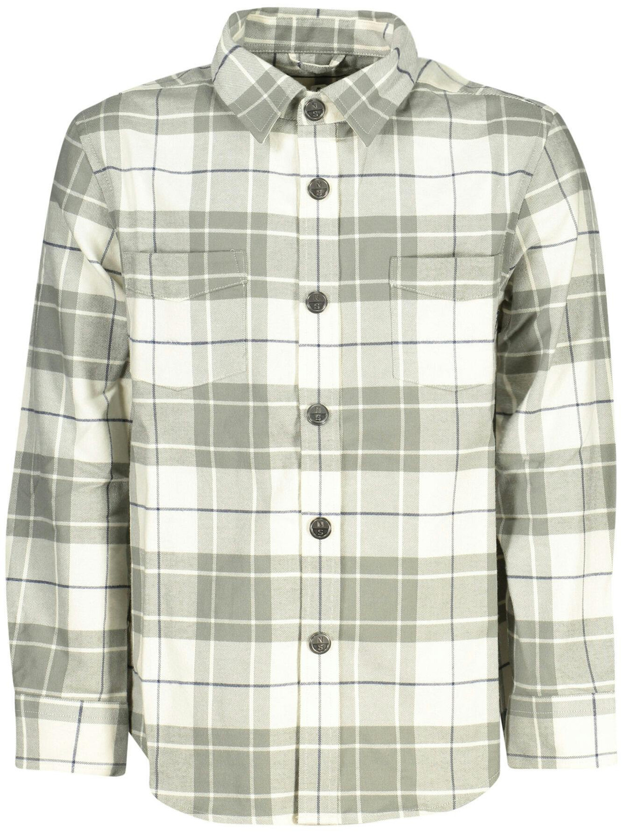 North Sails® Camisa Verde Xadrez de Criança 764170000 - 8A