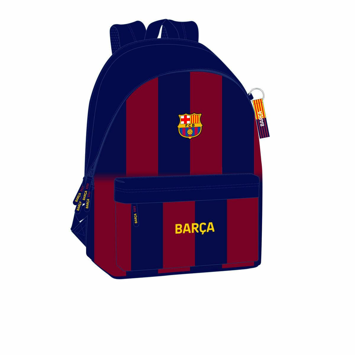 Mochila Escolar F.C. Barcelona Azul Grená 31 x 44 x 18 cm