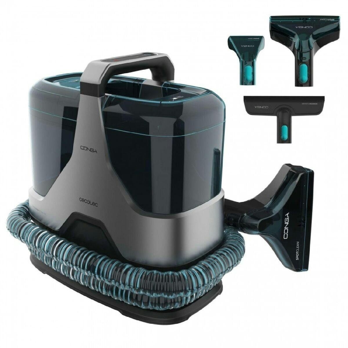 Cecotec - Aspirador para estofos e tapetes  Conga 6000 Carpet&Spot Clean XXL Advance