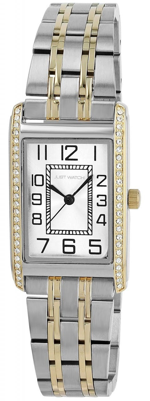Relógio Just® Mulher com Bracelete em Aço Inoxidável Bicolor JW10248