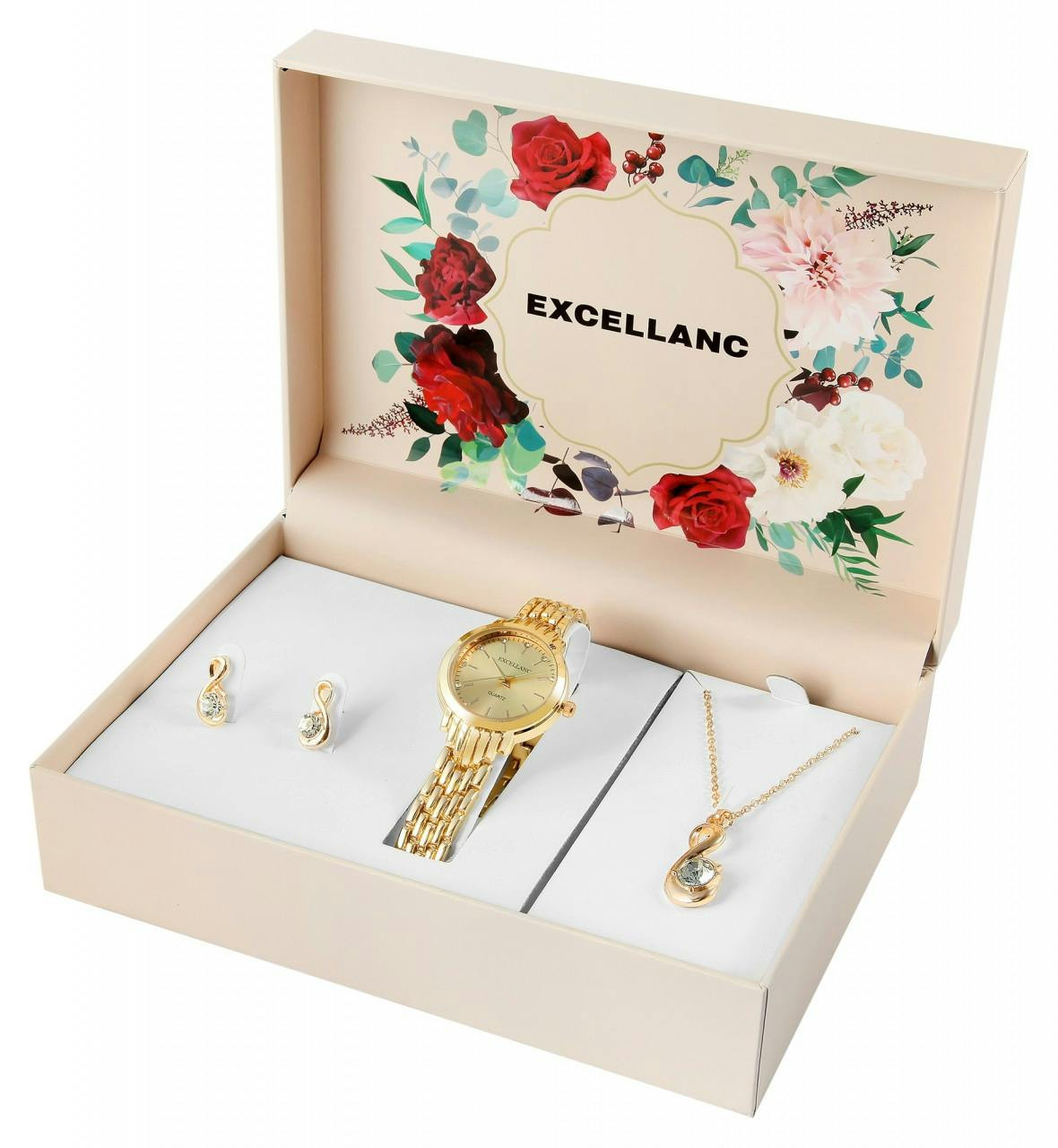 Excellanc® Conjunto Relógio + Joalharia - 1800232-002
