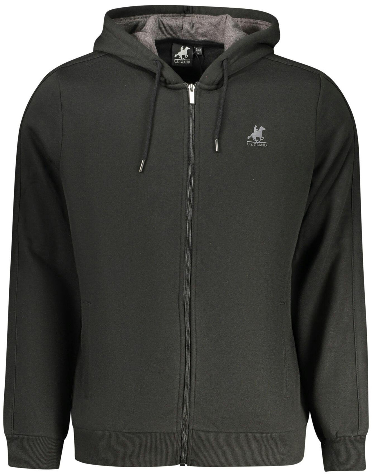 U.S. Grand Polo® Sweatshirt Preta Com Capuz de Homem AU02822 - M